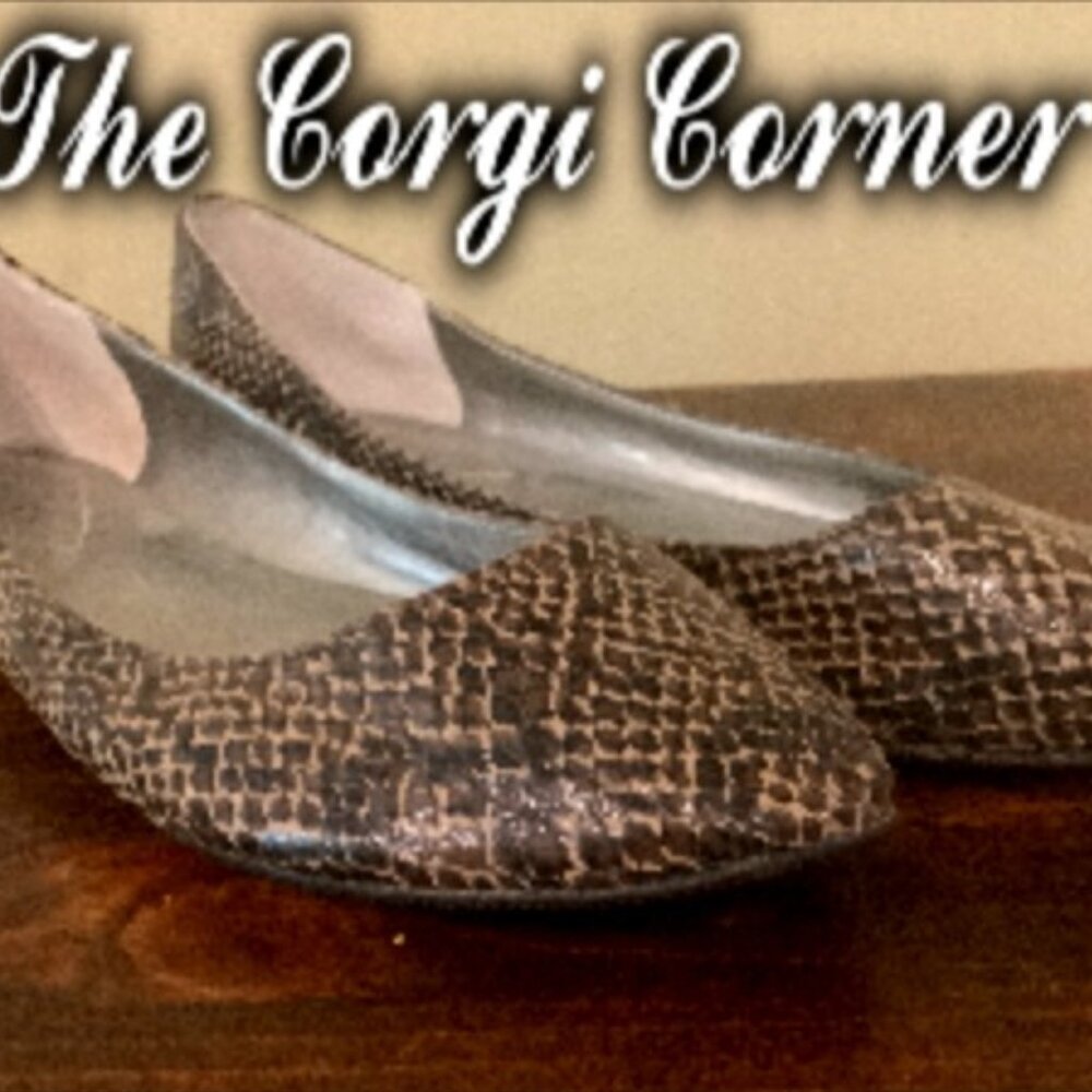 Guess Snake Print Pointed Toe Ballet Flats